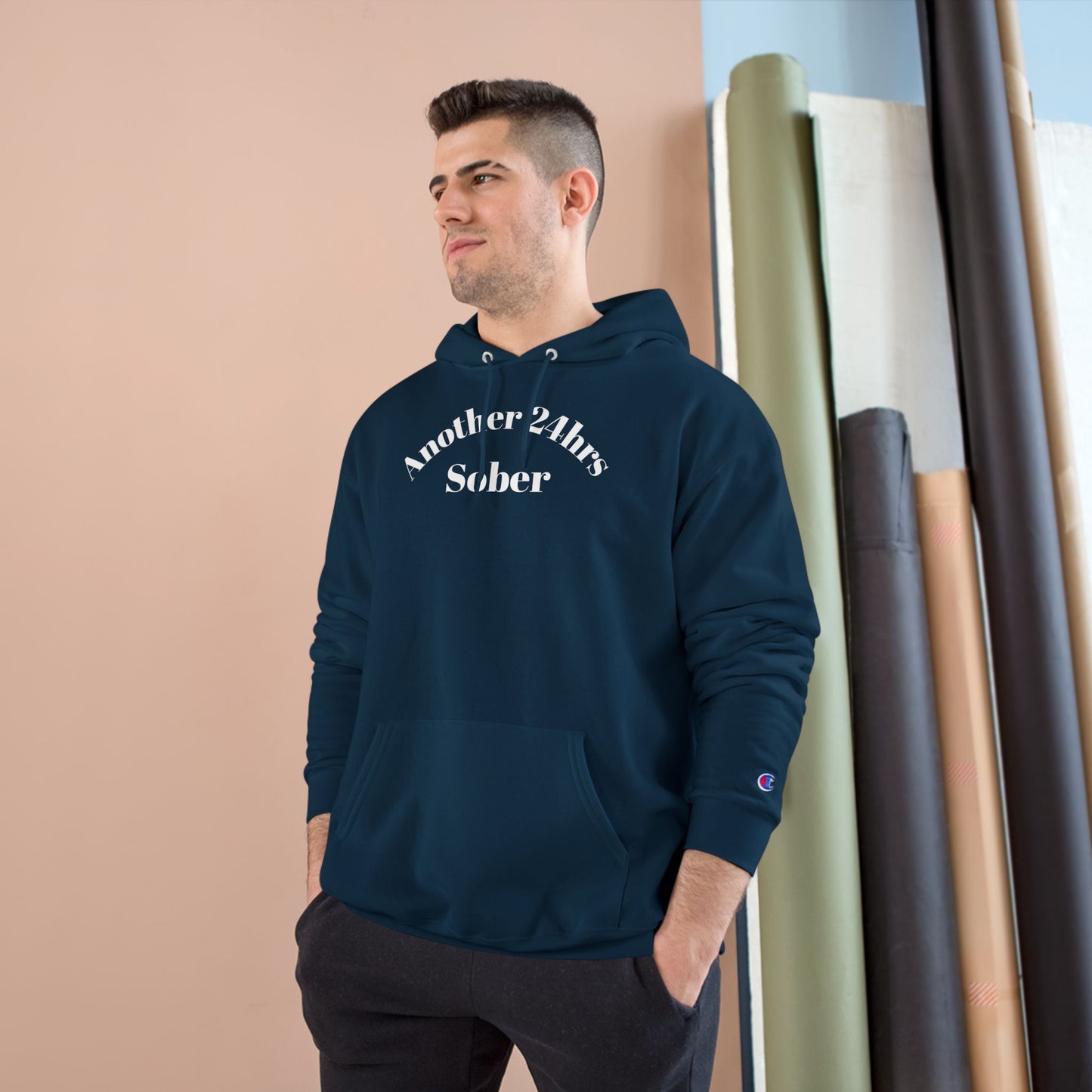 Sober Inspiration Hoodie - Another 24hrs Sober, Mental Health Gift, Recovery Merchandise, Motivational Apparel, Celebrate Sobriety