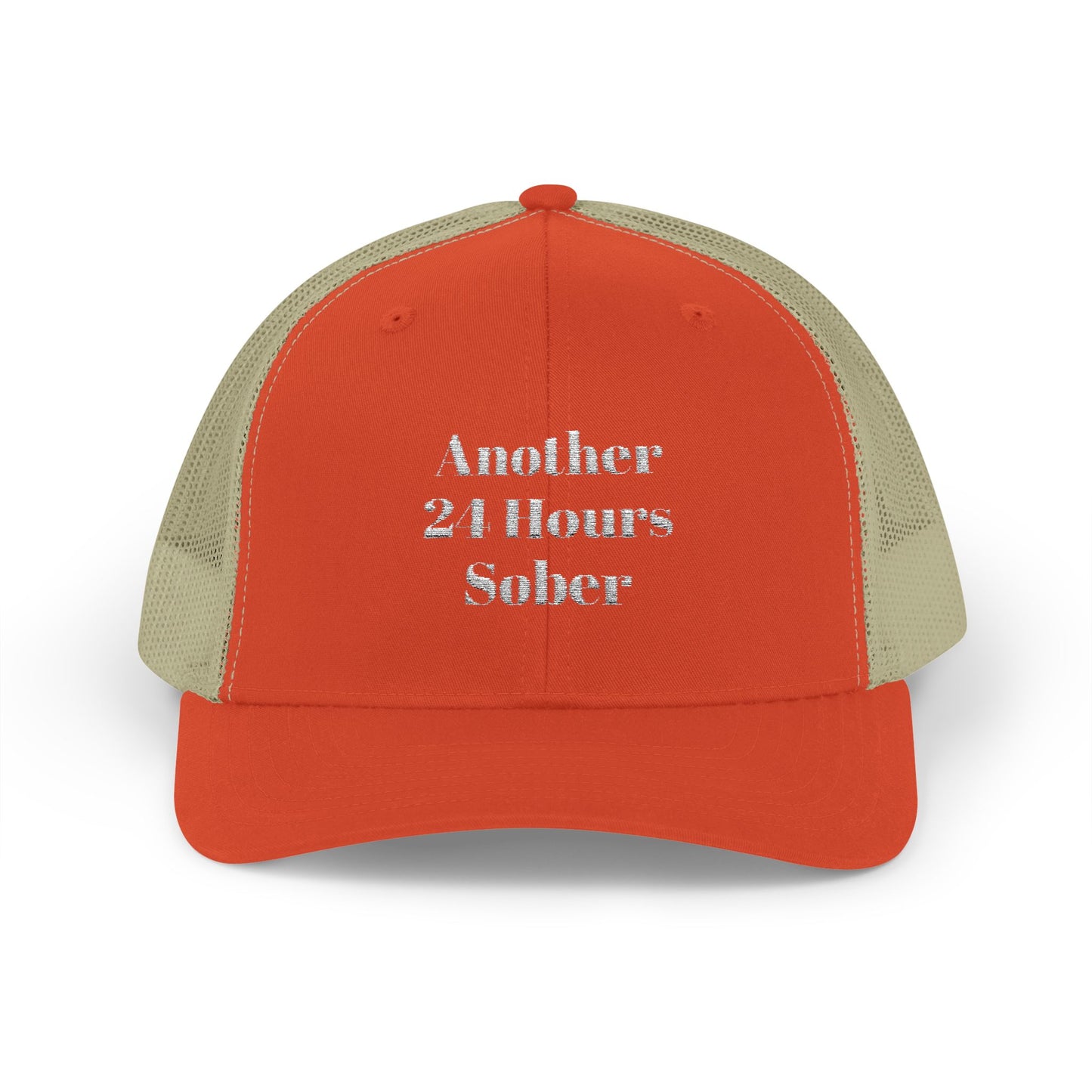 Sober Support Snapback Trucker Cap, Recovery Gift, Inspirational Hat, Addiction Awareness, Sobriety Celebration