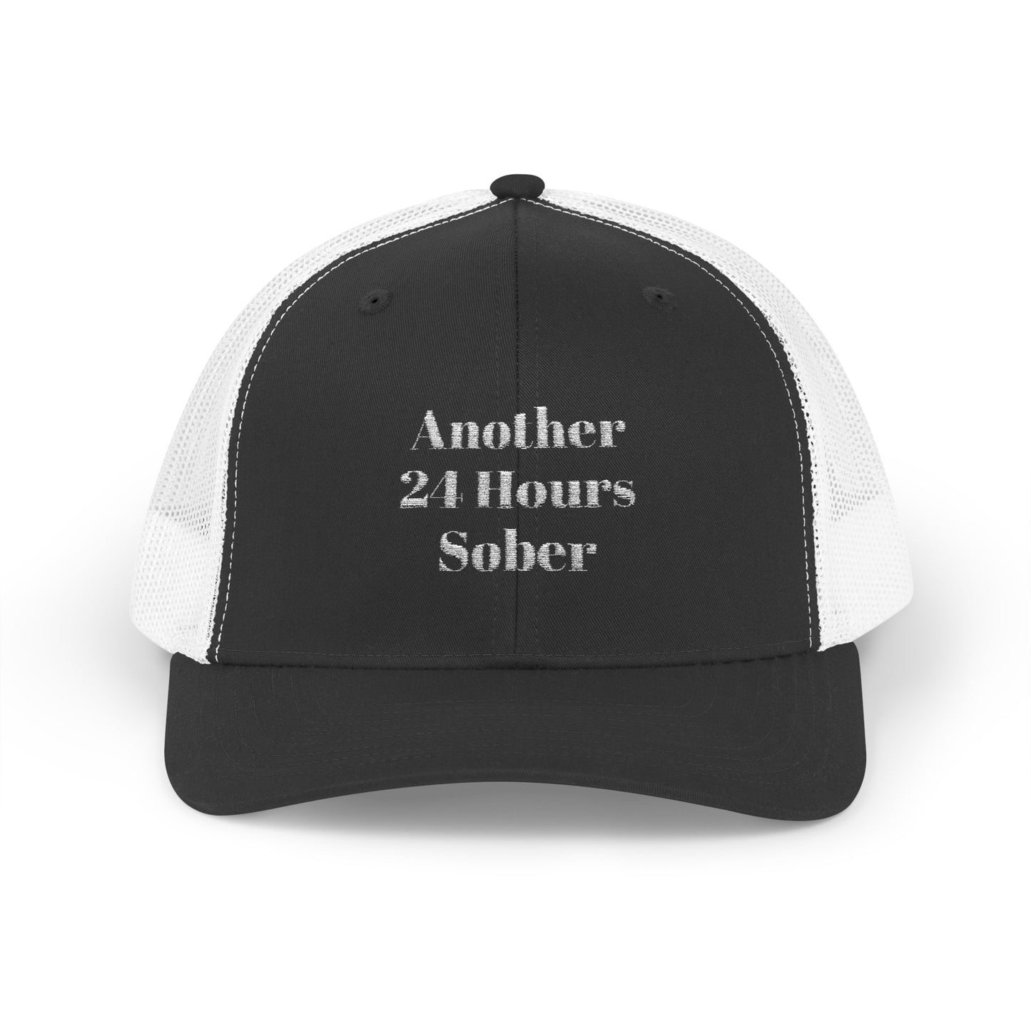 Sober Support Snapback Trucker Cap, Recovery Gift, Inspirational Hat, Addiction Awareness, Sobriety Celebration