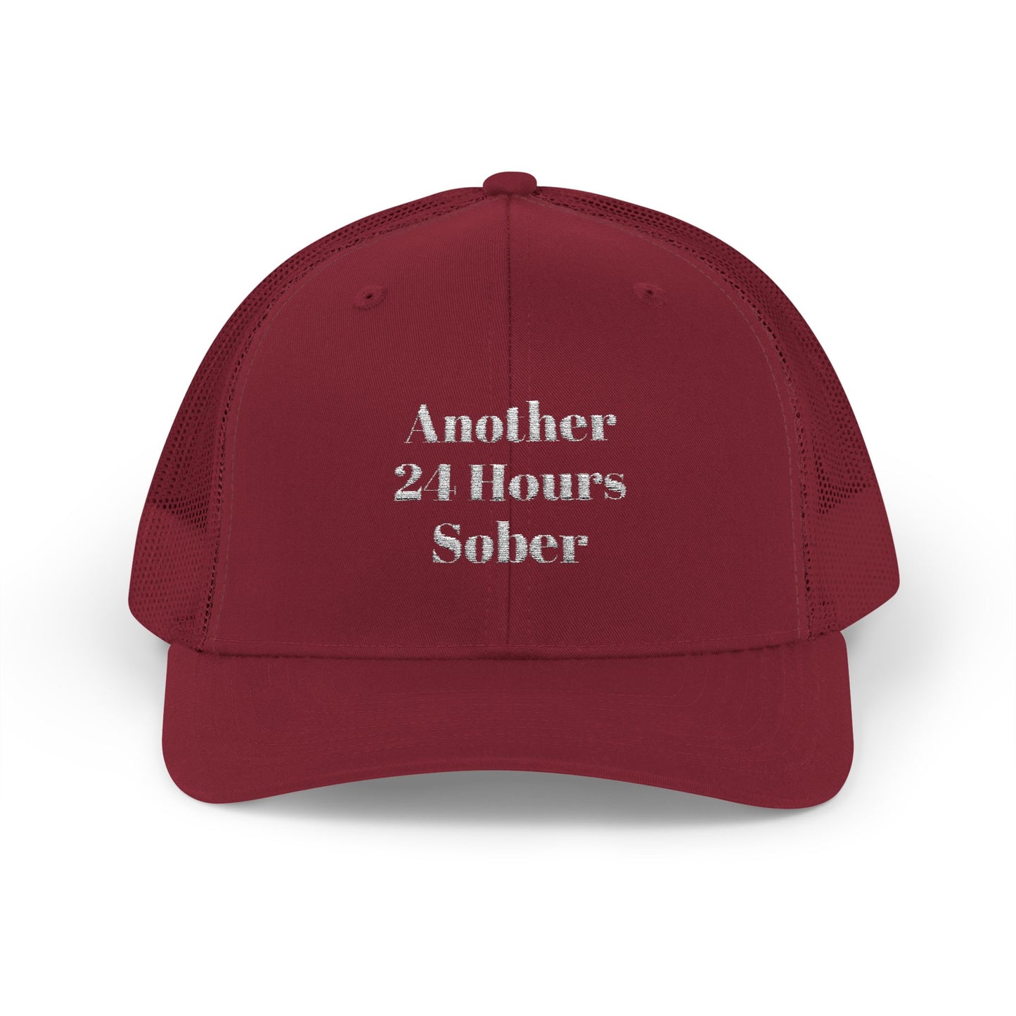 Sober Support Snapback Trucker Cap, Recovery Gift, Inspirational Hat, Addiction Awareness, Sobriety Celebration