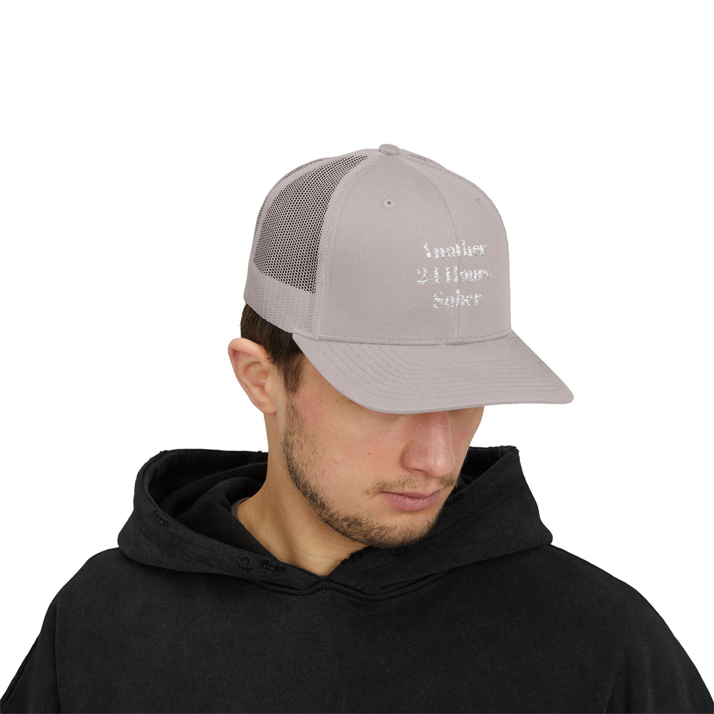 Sober Support Snapback Trucker Cap, Recovery Gift, Inspirational Hat, Addiction Awareness, Sobriety Celebration