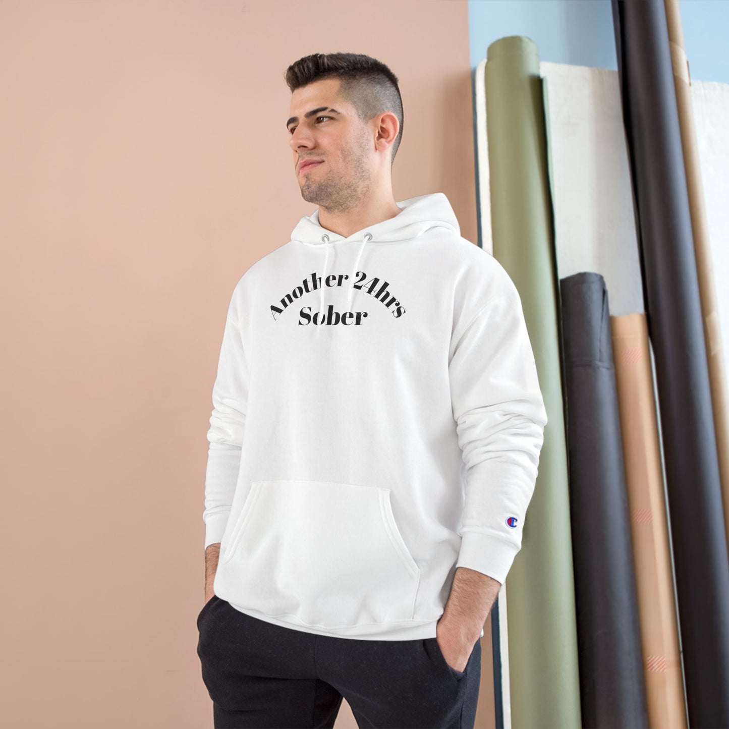 Sober Inspiration Hoodie - Another 24hrs Sober, Mental Health Gift, Recovery Merchandise, Motivational Apparel, Celebrate Sobriety