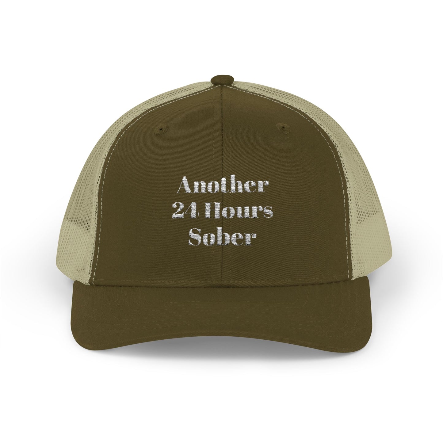 Sober Support Snapback Trucker Cap, Recovery Gift, Inspirational Hat, Addiction Awareness, Sobriety Celebration