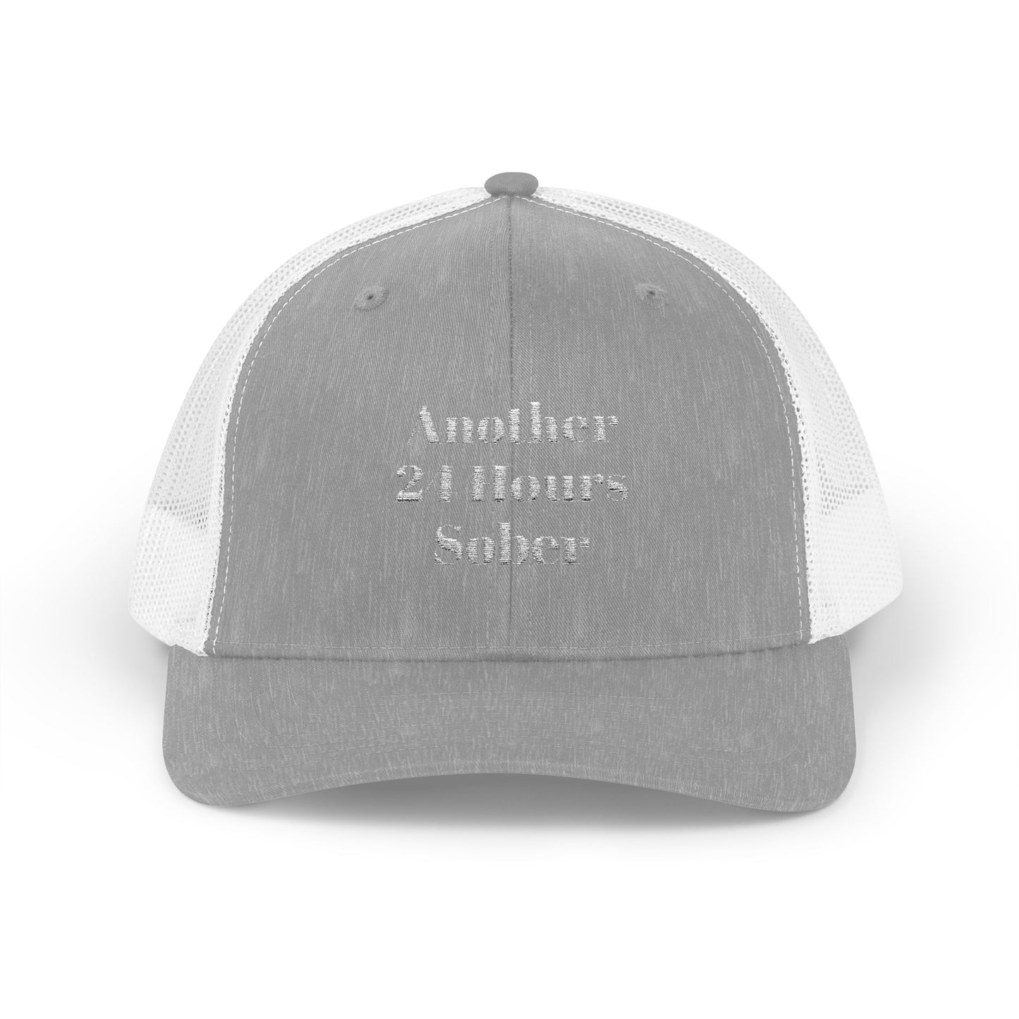 Sober Support Snapback Trucker Cap, Recovery Gift, Inspirational Hat, Addiction Awareness, Sobriety Celebration