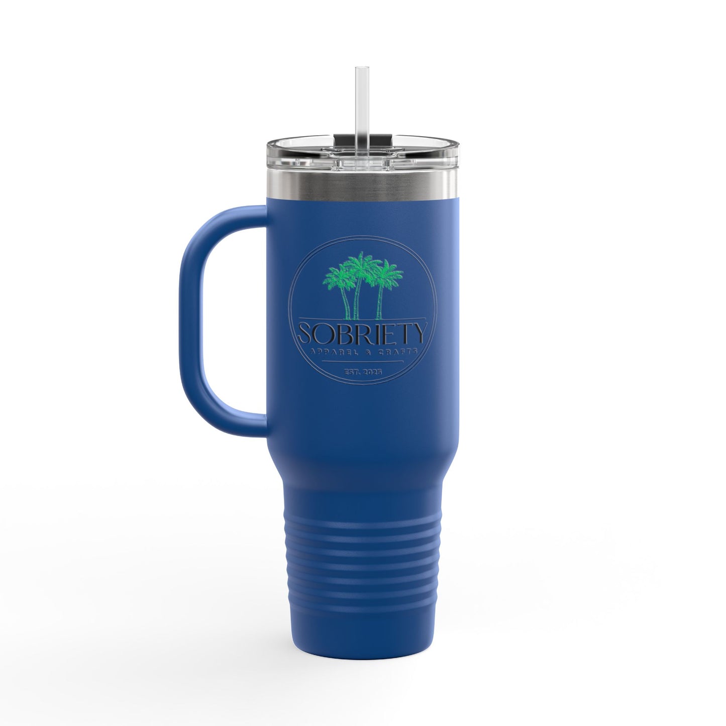 Insulated Travel Mug: Sobriety Awareness Coffee Cup for On-the-Go, Gift for Friends, Motivational Drinking Vessel