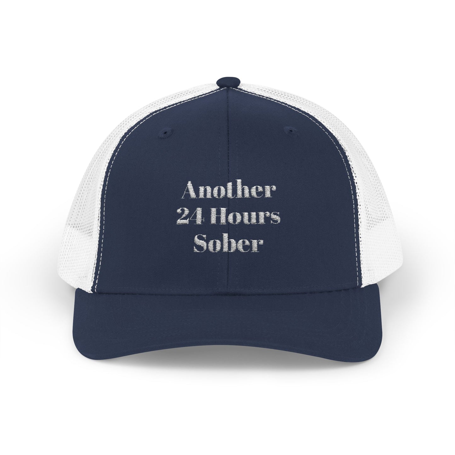Sober Support Snapback Trucker Cap, Recovery Gift, Inspirational Hat, Addiction Awareness, Sobriety Celebration