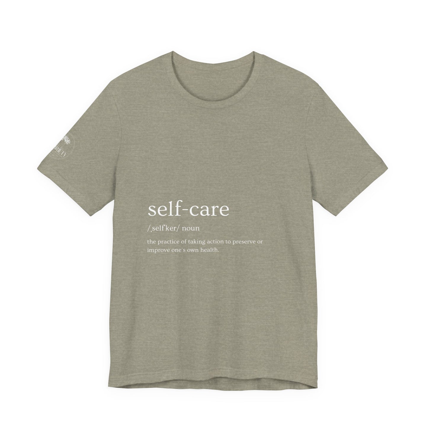 Self-Care Unisex Jersey Tee | Comfort & Relaxation | Perfect for Self-Care Days, Gifts, Mindfulness, Wellness