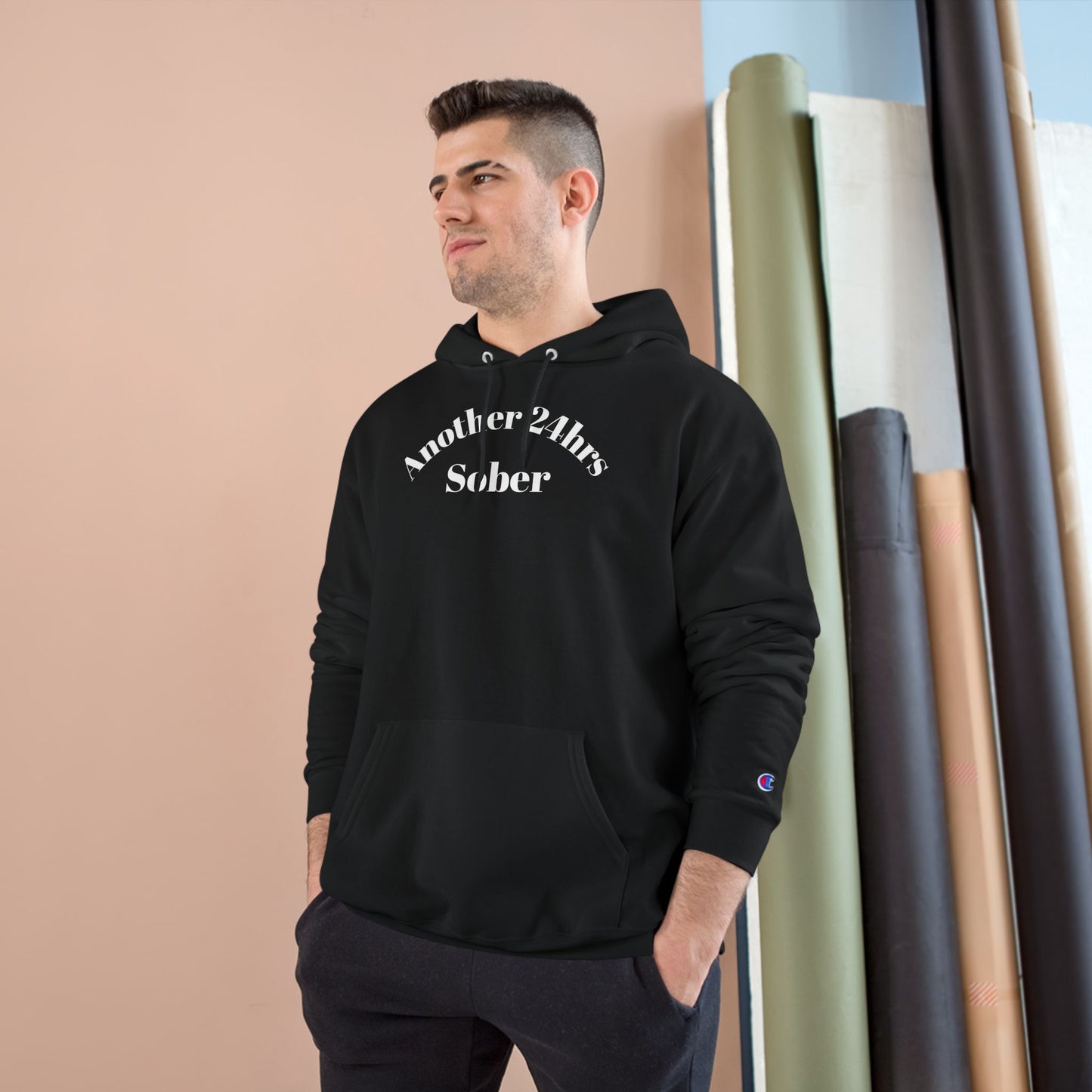 Sober Inspiration Hoodie - Another 24hrs Sober, Mental Health Gift, Recovery Merchandise, Motivational Apparel, Celebrate Sobriety