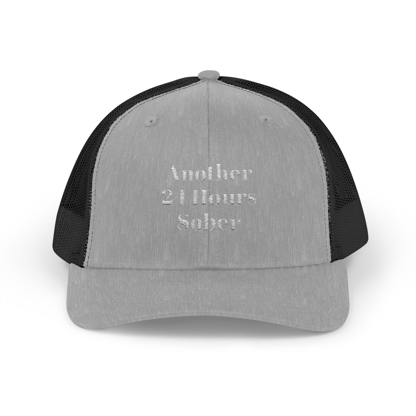 Sober Support Snapback Trucker Cap, Recovery Gift, Inspirational Hat, Addiction Awareness, Sobriety Celebration