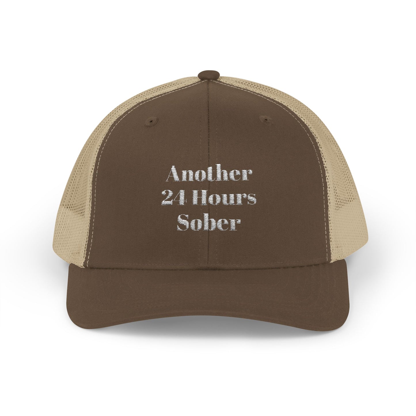 Sober Support Snapback Trucker Cap, Recovery Gift, Inspirational Hat, Addiction Awareness, Sobriety Celebration