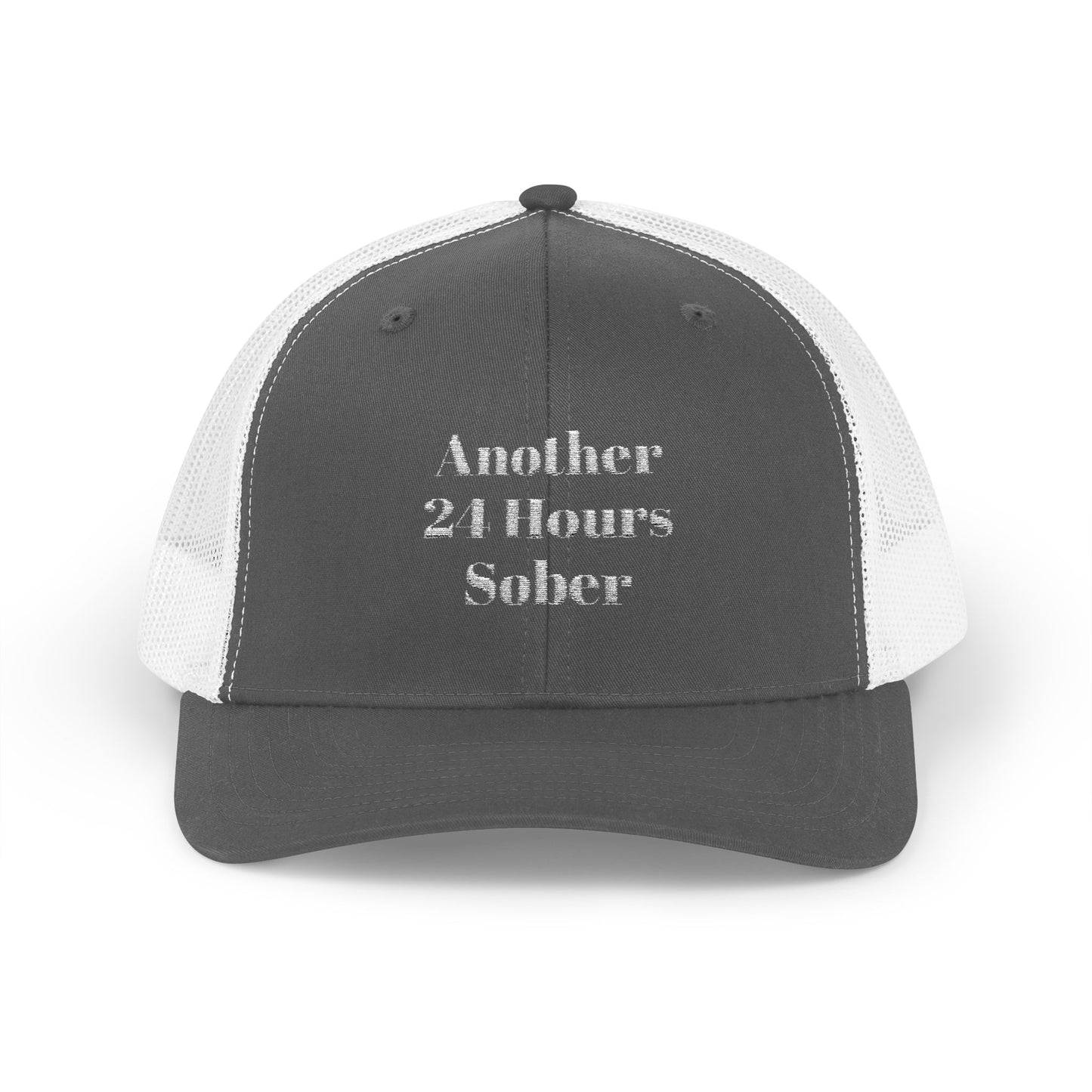 Sober Support Snapback Trucker Cap, Recovery Gift, Inspirational Hat, Addiction Awareness, Sobriety Celebration