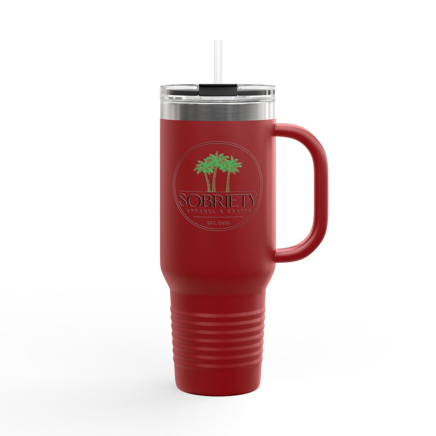 Insulated Travel Mug: Sobriety Awareness Coffee Cup for On-the-Go, Gift for Friends, Motivational Drinking Vessel