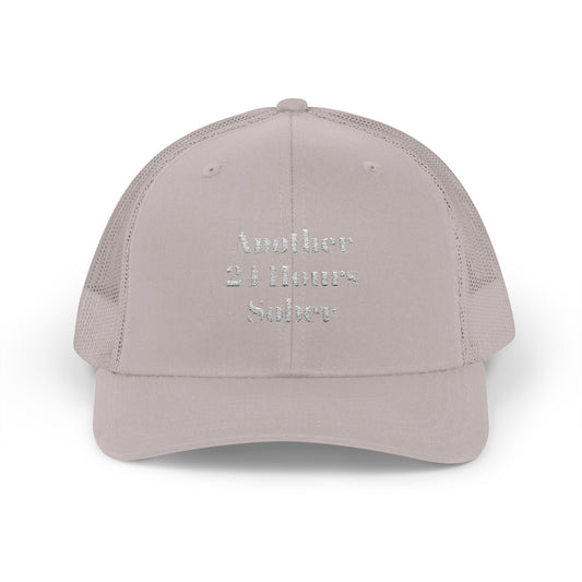 Sober Support Snapback Trucker Cap, Recovery Gift, Inspirational Hat, Addiction Awareness, Sobriety Celebration