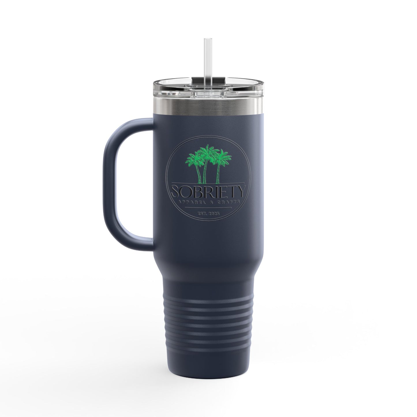 Insulated Travel Mug: Sobriety Awareness Coffee Cup for On-the-Go, Gift for Friends, Motivational Drinking Vessel