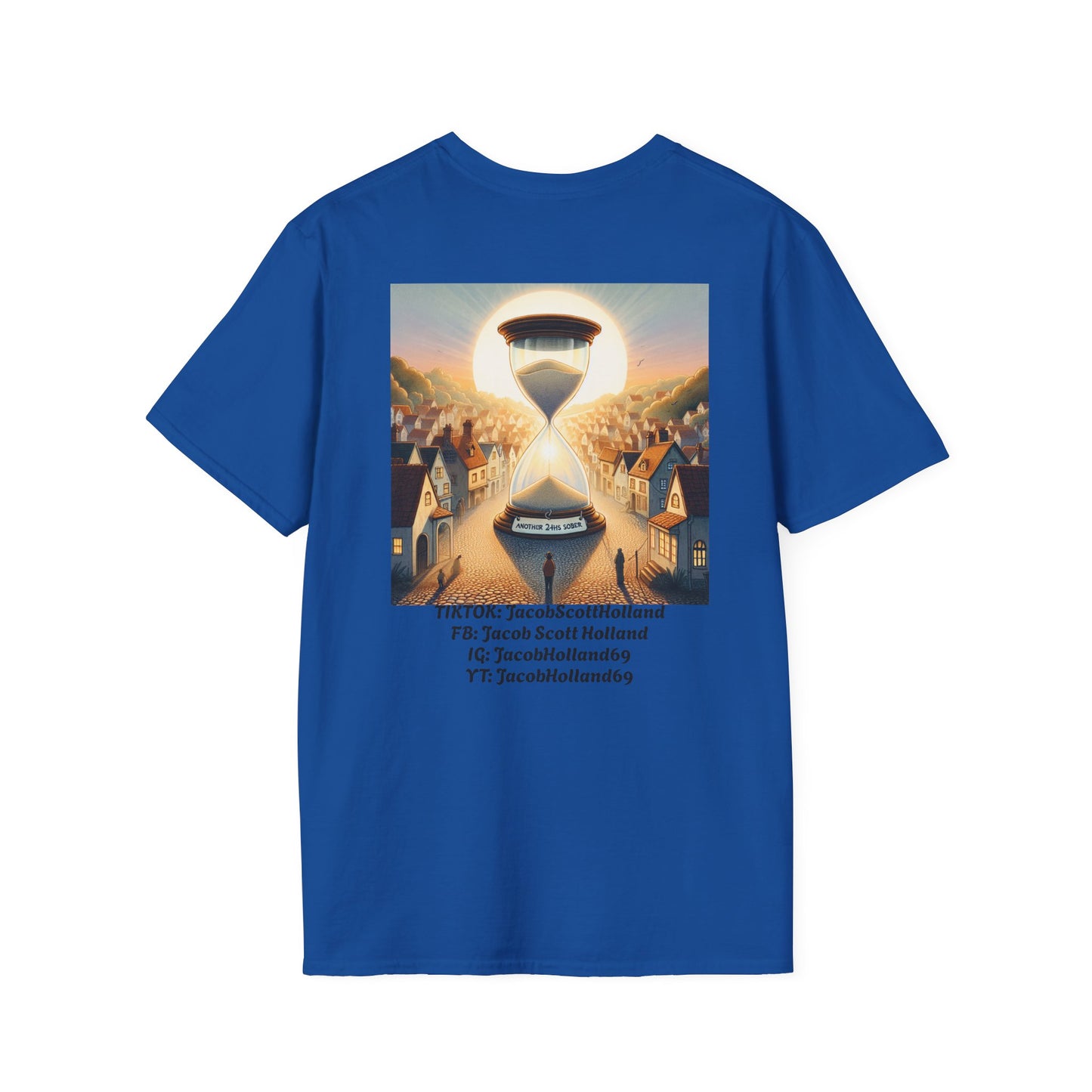 Another 24 Hours Sober Progress T-Shirt, Motivational Graphic Tee, Casual Wear, Gift for Friends, Perfect for Birthdays, Everyday Style