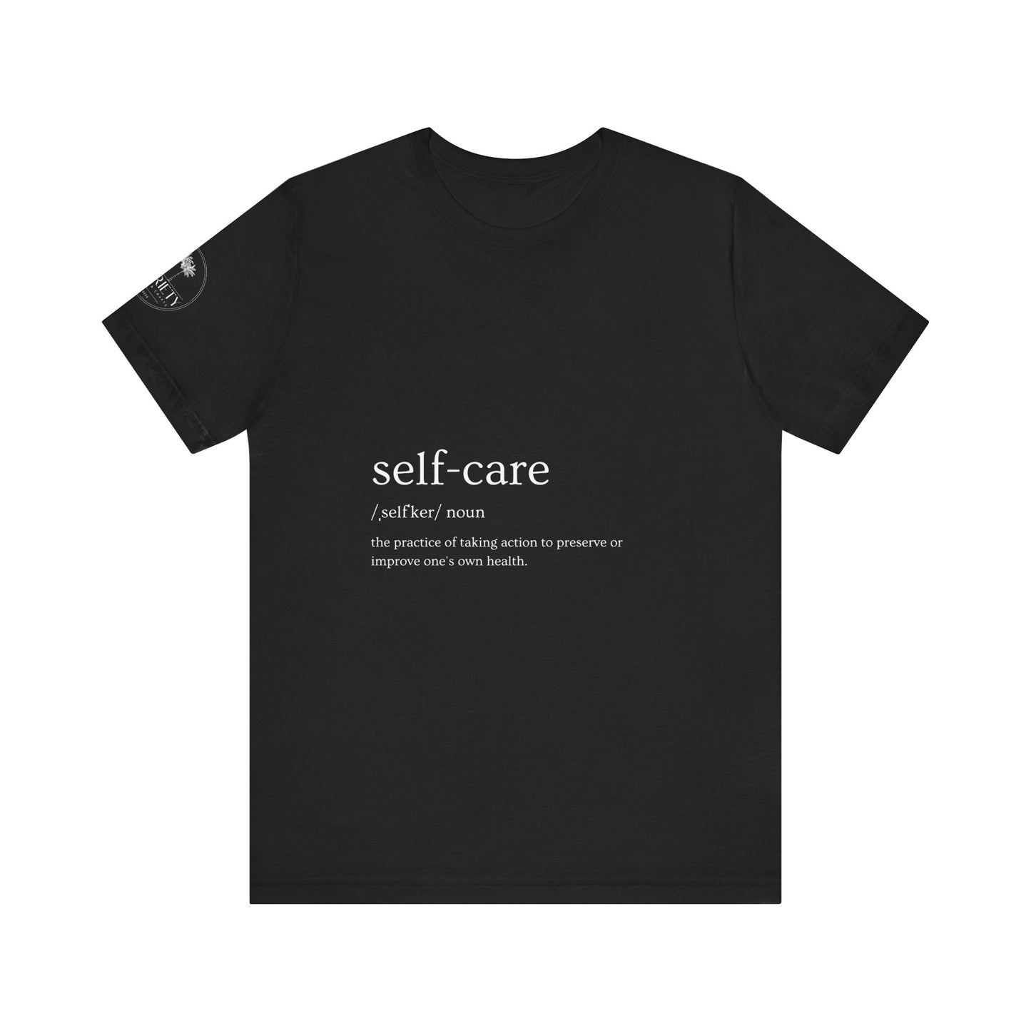 Self-Care Unisex Jersey Tee | Comfort & Relaxation | Perfect for Self-Care Days, Gifts, Mindfulness, Wellness