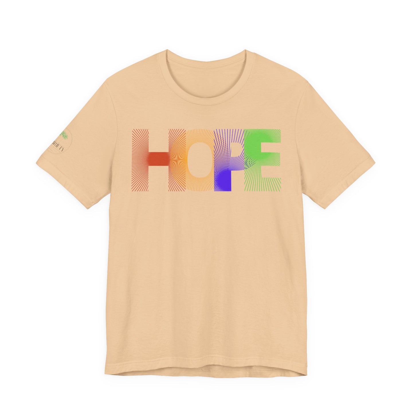 Hope Graphic Tee - Unisex Jersey Short Sleeve, Inspirational Apparel, Gift for Friends, Casual Wear, Positive Vibes