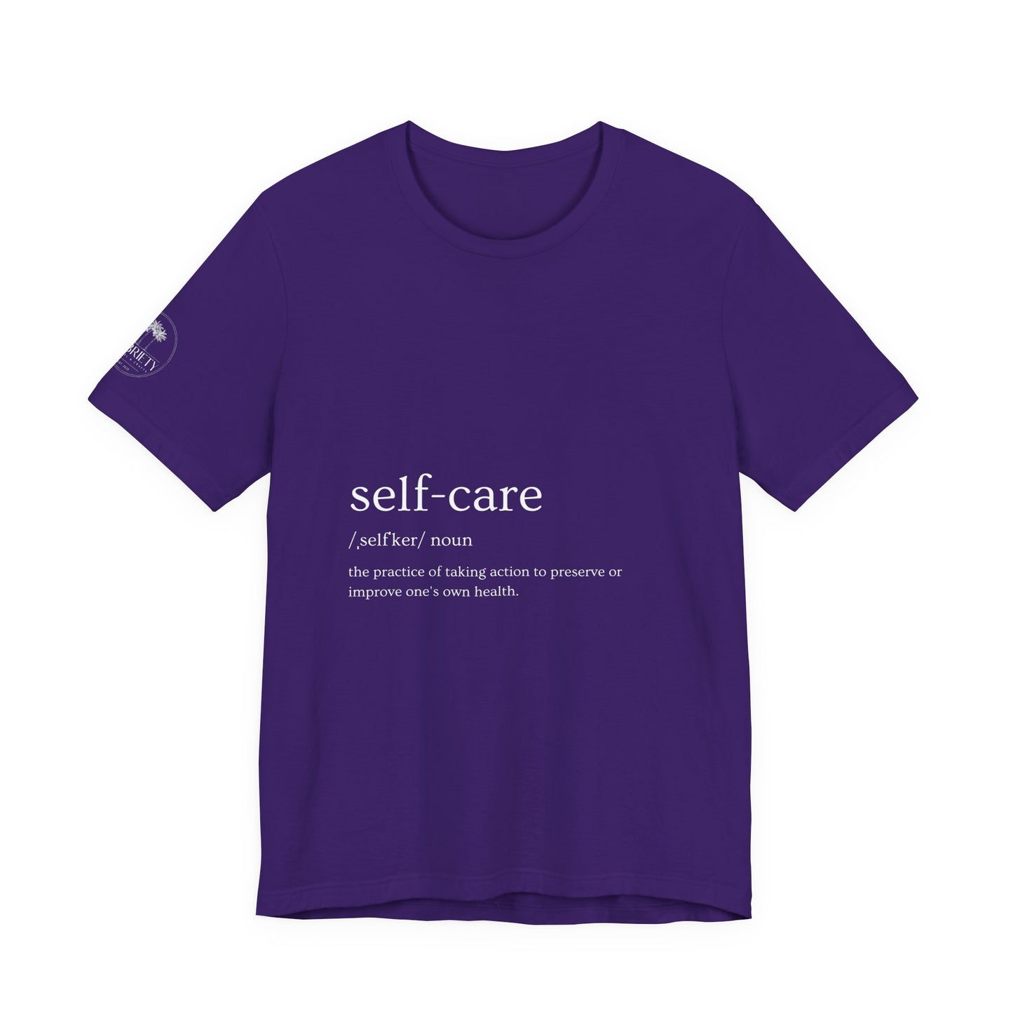 Self-Care Unisex Jersey Tee | Comfort & Relaxation | Perfect for Self-Care Days, Gifts, Mindfulness, Wellness
