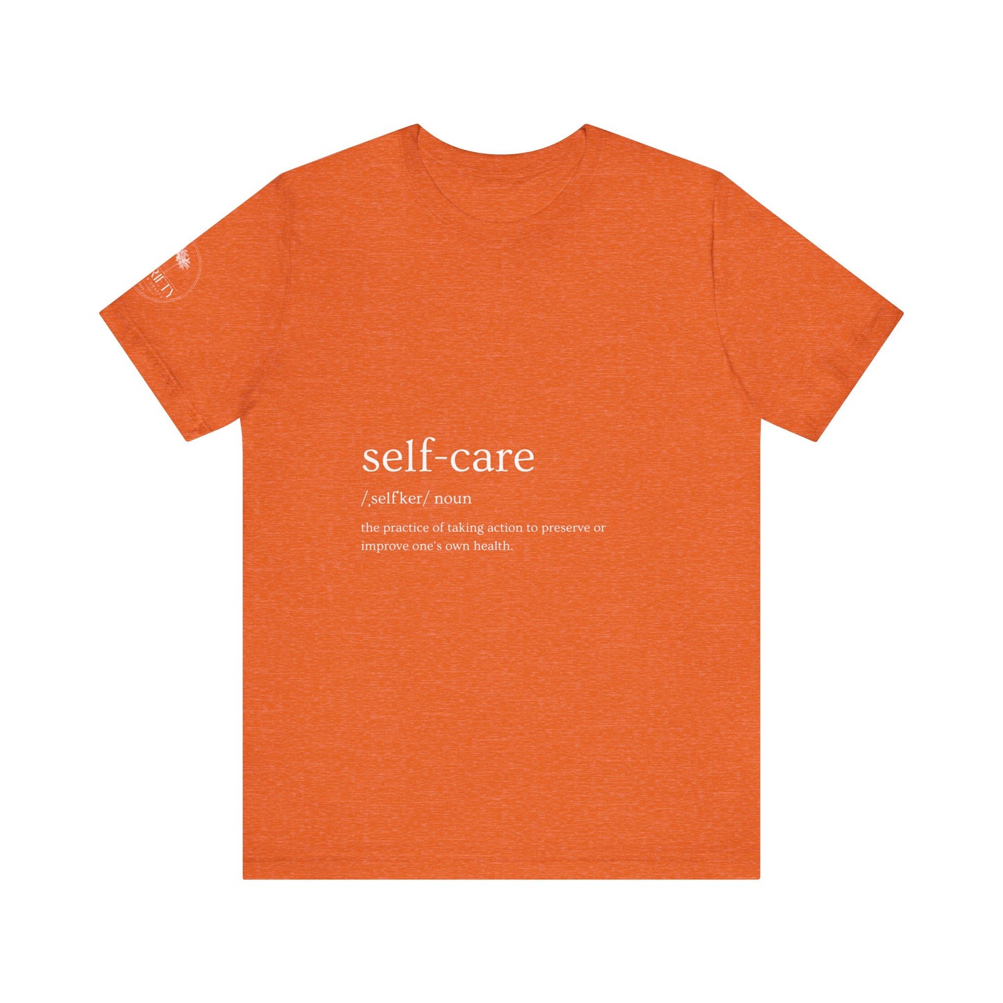 Self-Care Unisex Jersey Tee | Comfort & Relaxation | Perfect for Self-Care Days, Gifts, Mindfulness, Wellness