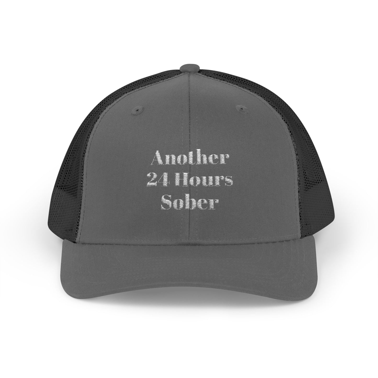 Sober Support Snapback Trucker Cap, Recovery Gift, Inspirational Hat, Addiction Awareness, Sobriety Celebration