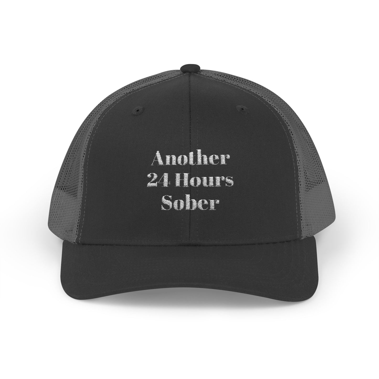 Sober Support Snapback Trucker Cap, Recovery Gift, Inspirational Hat, Addiction Awareness, Sobriety Celebration