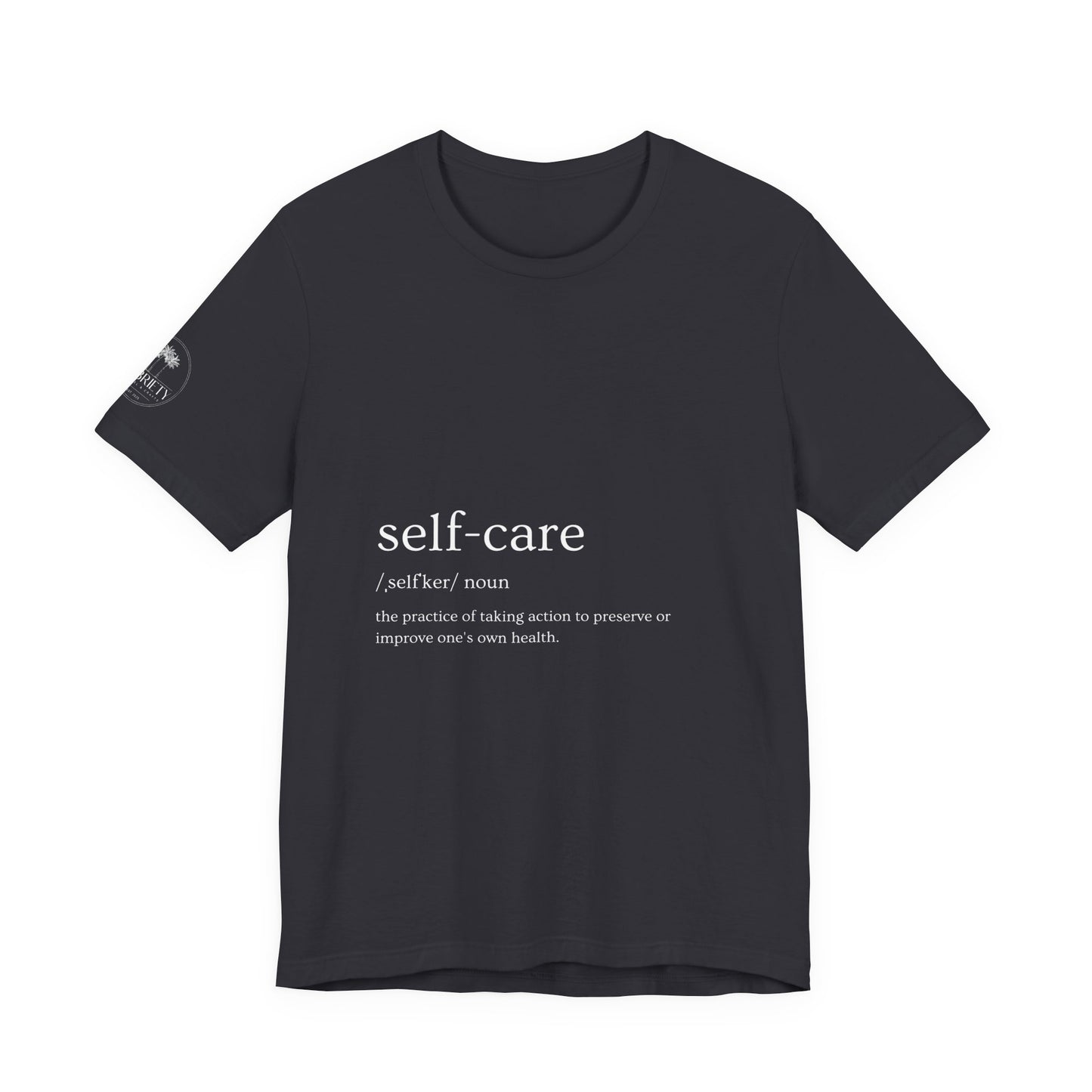 Self-Care Unisex Jersey Tee | Comfort & Relaxation | Perfect for Self-Care Days, Gifts, Mindfulness, Wellness