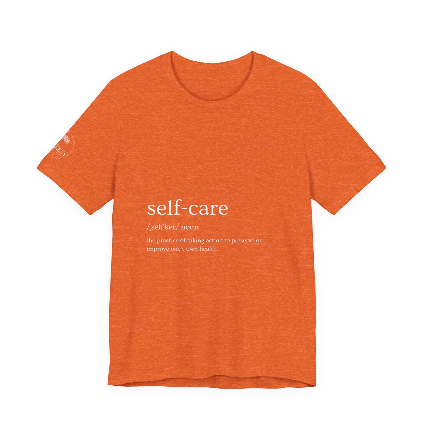 Self-Care Unisex Jersey Tee | Comfort & Relaxation | Perfect for Self-Care Days, Gifts, Mindfulness, Wellness