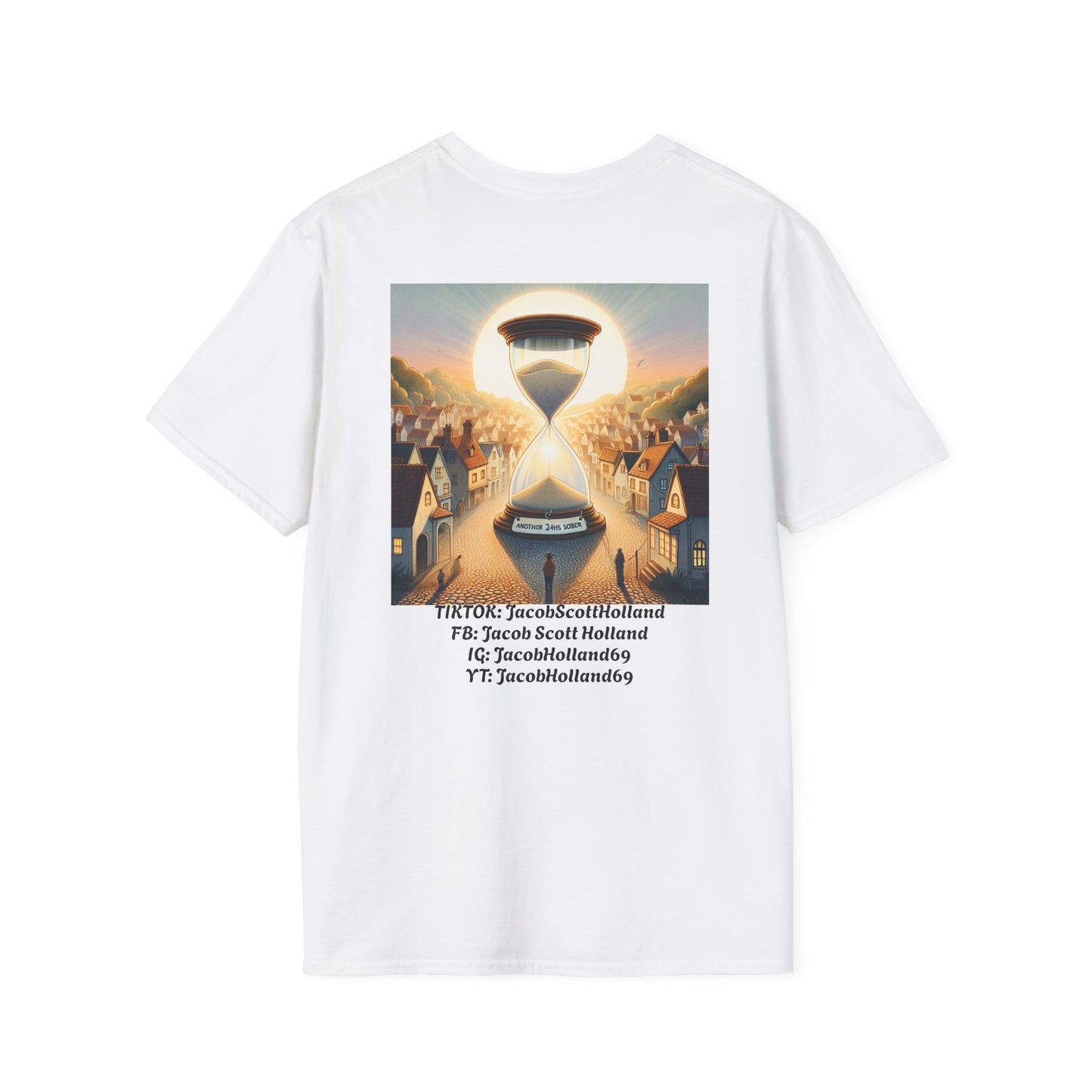 Another 24 Hours Sober Progress T-Shirt, Motivational Graphic Tee, Casual Wear, Gift for Friends, Perfect for Birthdays, Everyday Style