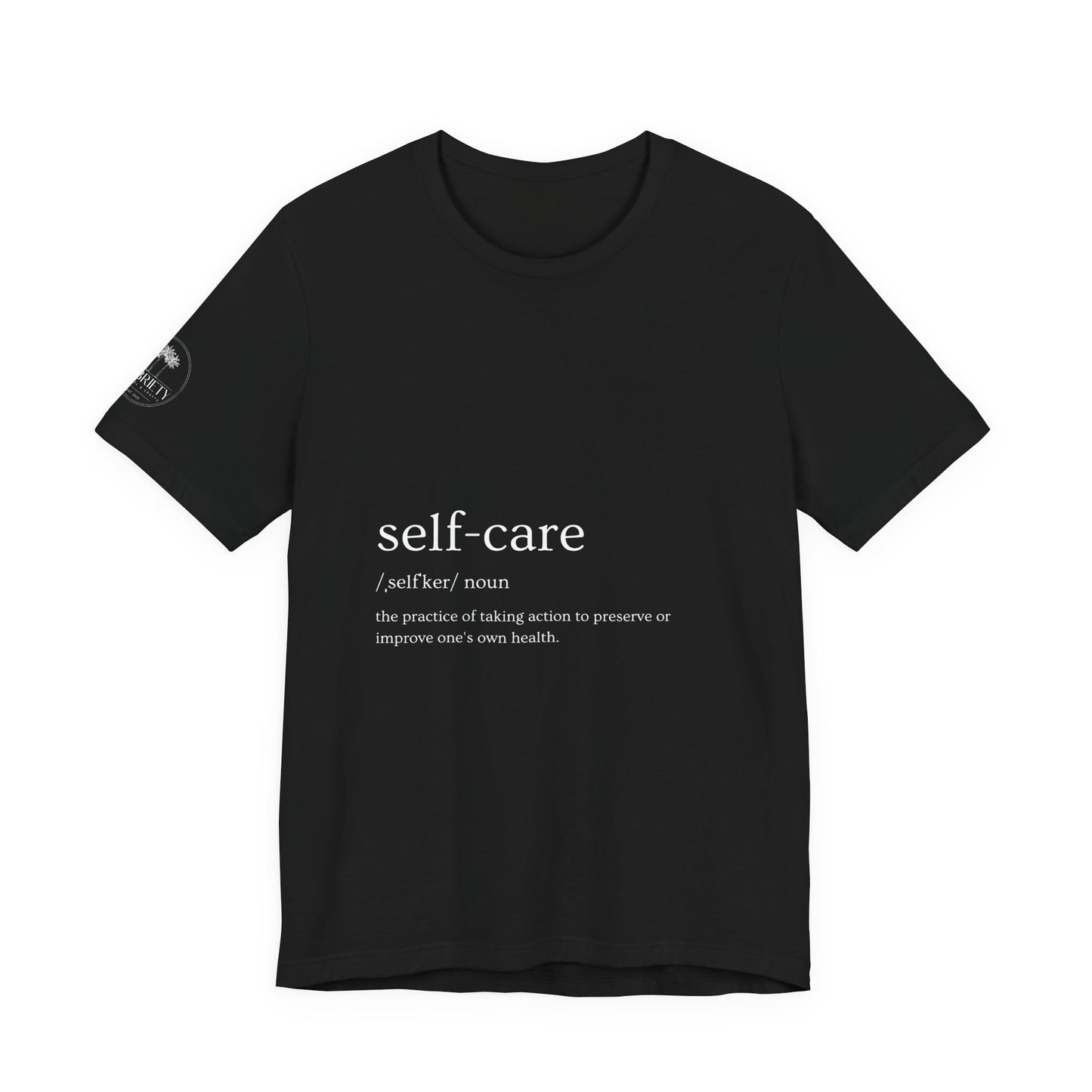 Self-Care Unisex Jersey Tee | Comfort & Relaxation | Perfect for Self-Care Days, Gifts, Mindfulness, Wellness