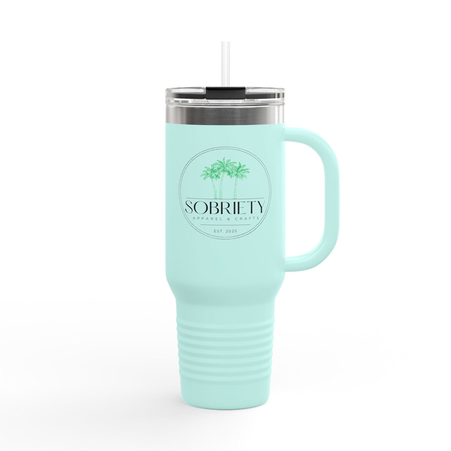 Insulated Travel Mug: Sobriety Awareness Coffee Cup for On-the-Go, Gift for Friends, Motivational Drinking Vessel