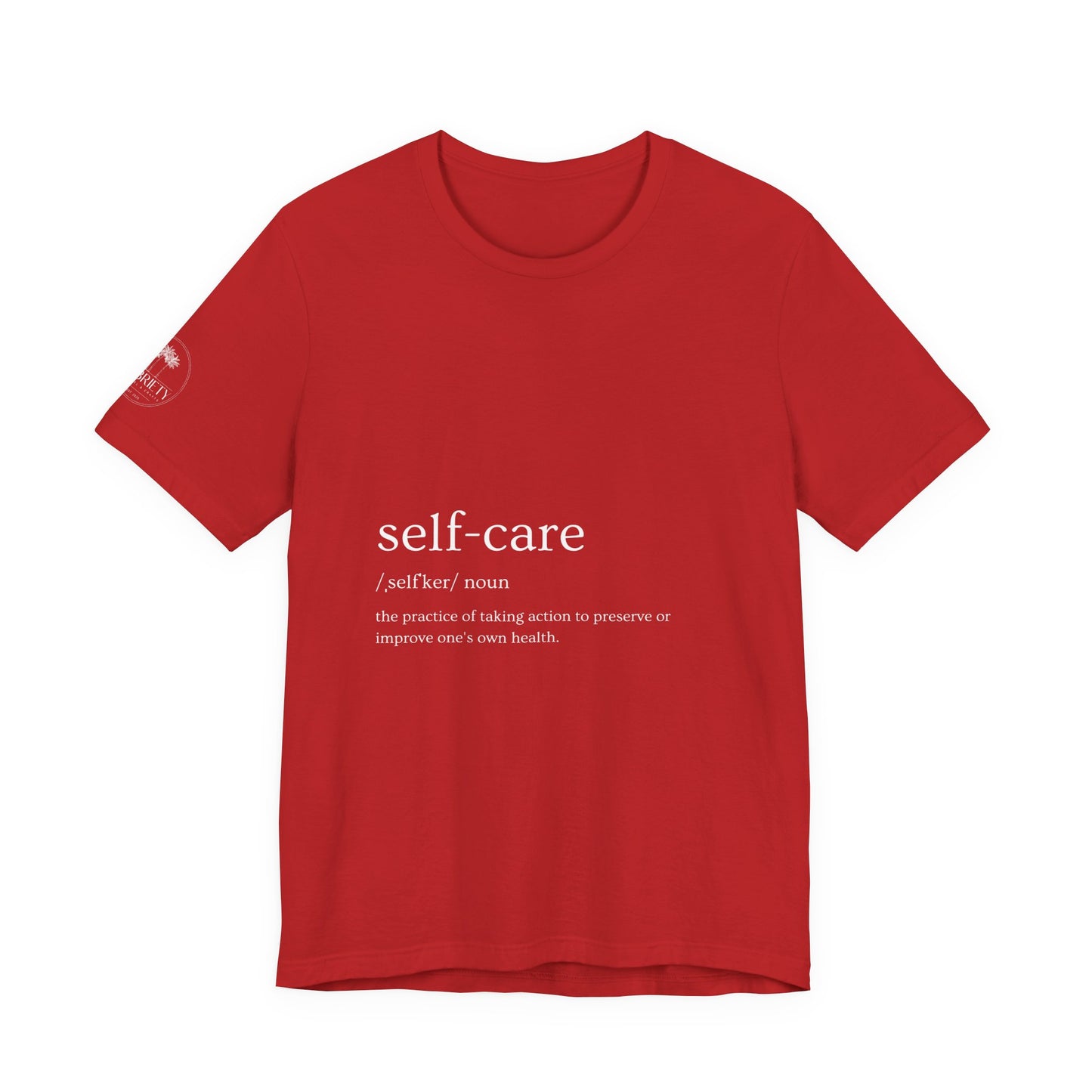 Self-Care Unisex Jersey Tee | Comfort & Relaxation | Perfect for Self-Care Days, Gifts, Mindfulness, Wellness