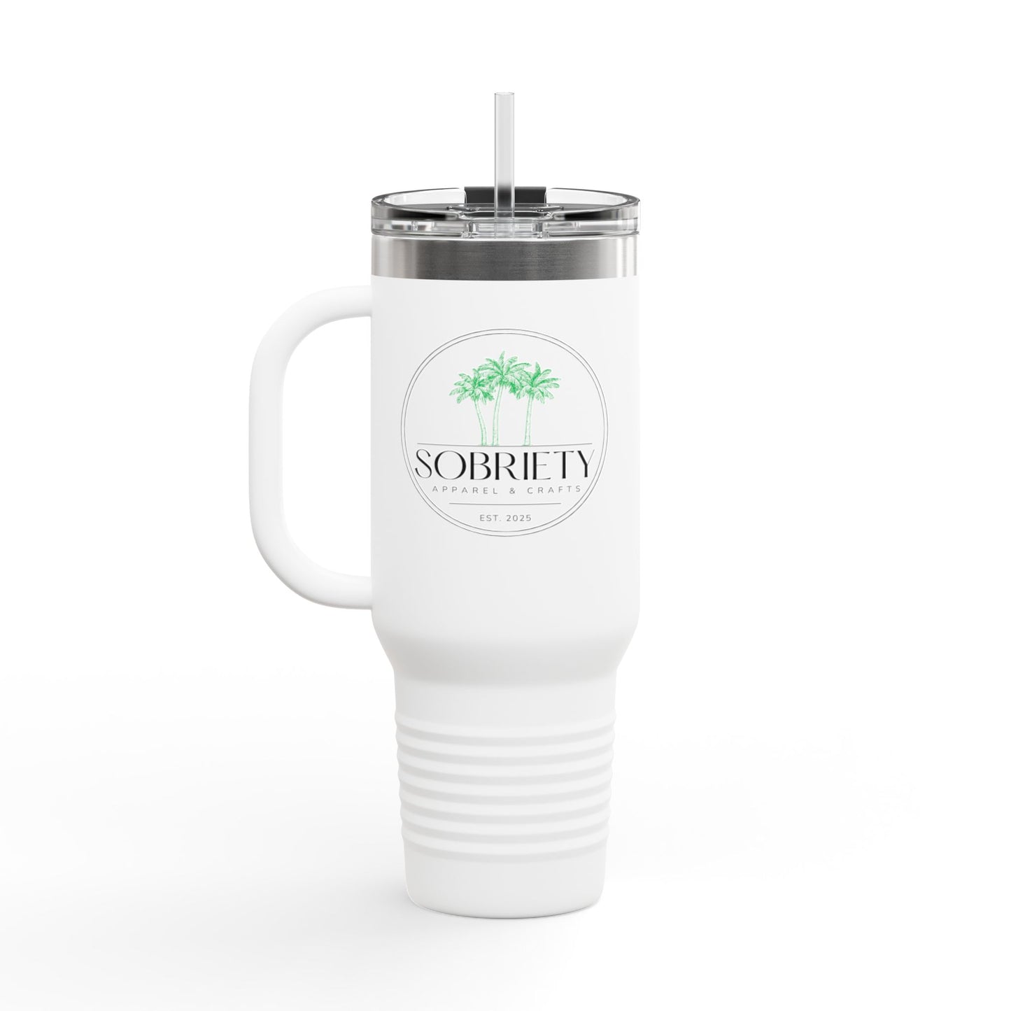 Insulated Travel Mug: Sobriety Awareness Coffee Cup for On-the-Go, Gift for Friends, Motivational Drinking Vessel