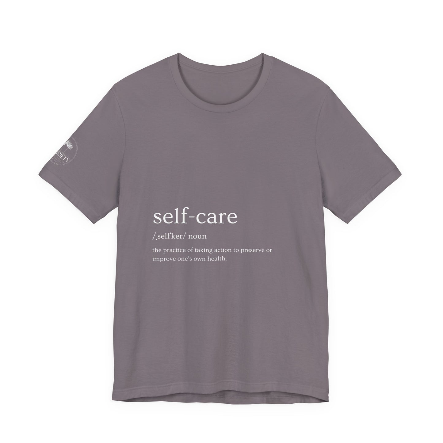 Self-Care Unisex Jersey Tee | Comfort & Relaxation | Perfect for Self-Care Days, Gifts, Mindfulness, Wellness