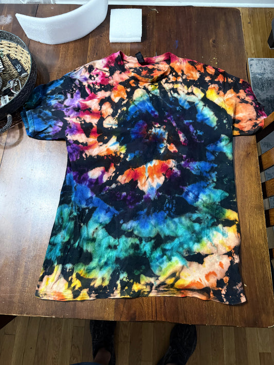 Reverse Ice Tie-Dye multi-color shirt