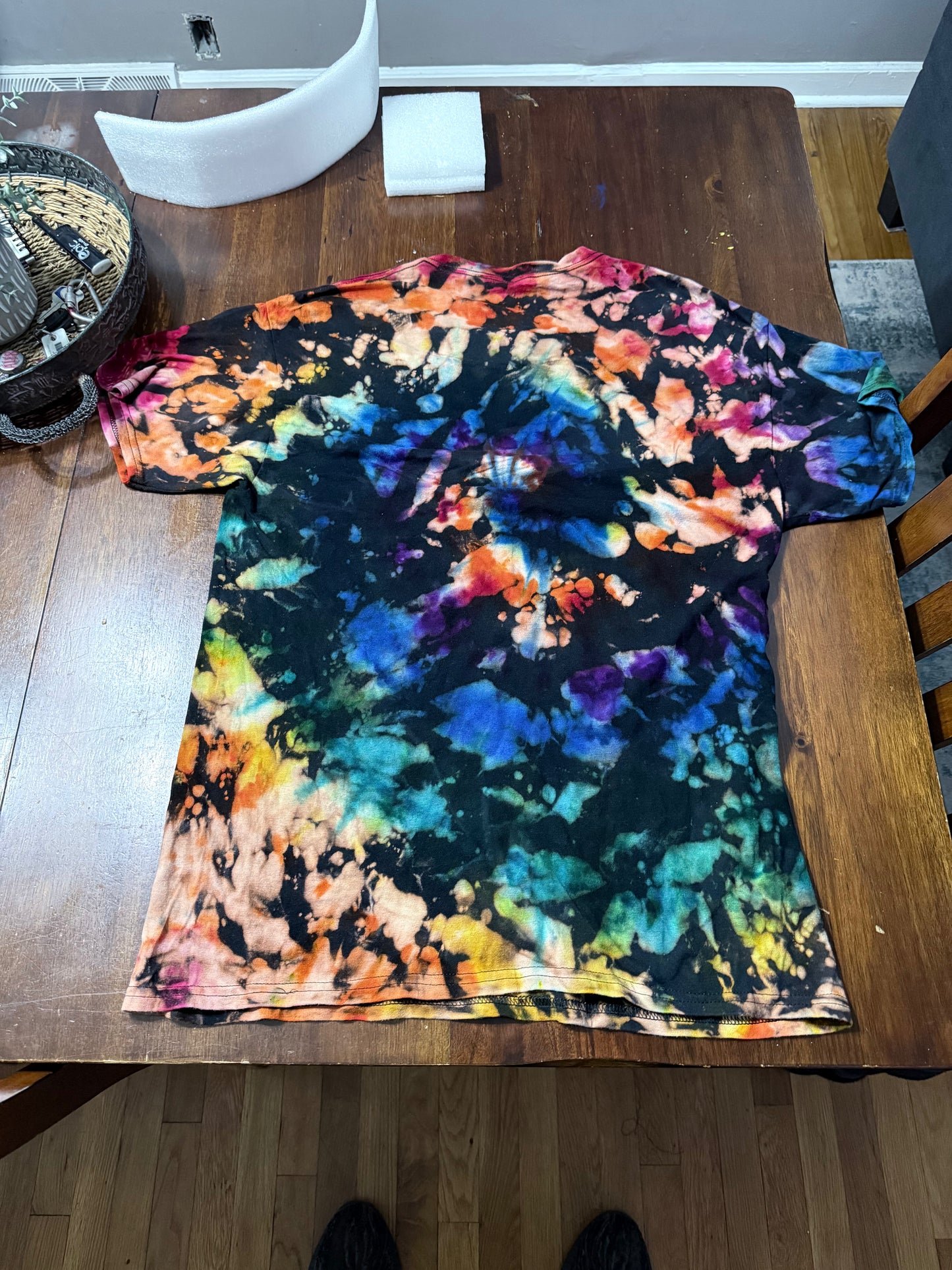 Reverse Ice Tie-Dye multi-color shirt